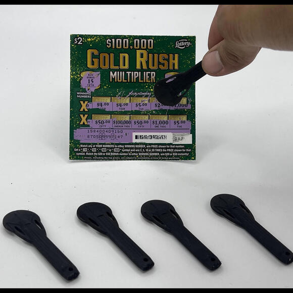 Other - Lottery Ticket Scratcher tool x4 | Arthritis Relief | W/Quarter Ribs | USA Made✅